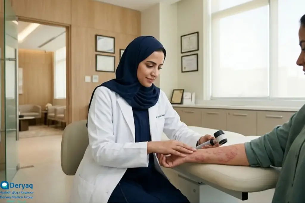 علاج الإكزيما والصدفية بعيادات الجلدية في جدة