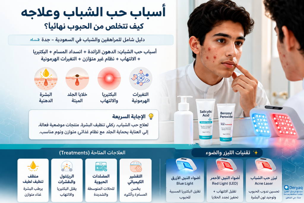 أسباب حب الشباب وعلاجه: كيف تتخلص من الحبوب نهائيًا