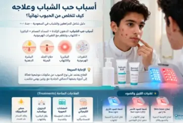 أسباب حب الشباب وعلاجه أسباب حب الشباب وعلاجه: دليل واضح لبشرة أنقى