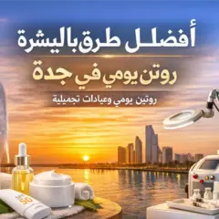 أفضل طرق العناية بالبشرة في جدة: روتين يومي وجلسات عيادة