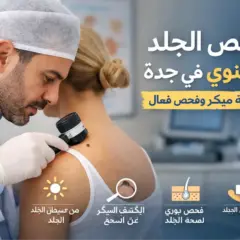 فحص الجلد السنوي في جدة: وقاية مبكرة وفعالة