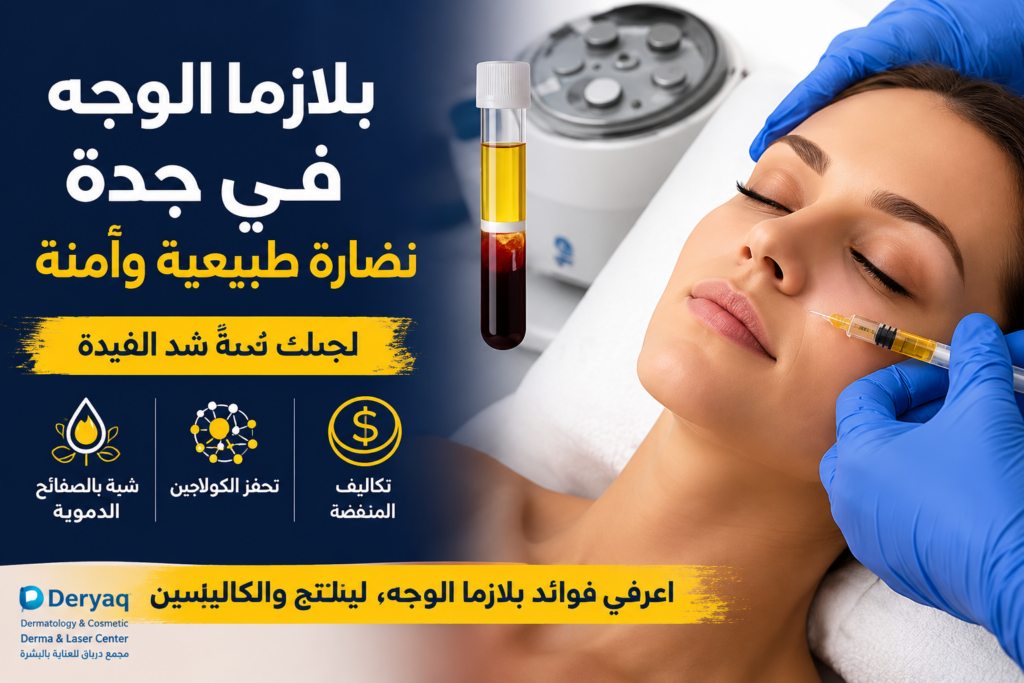 بلازما الوجه في جدة: نضارة طبيعية وآمنة