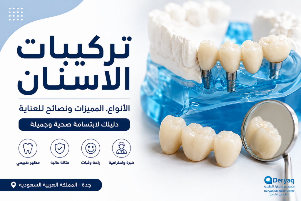 تركيبات الاسنان في جدة | الأنواع والمميزات