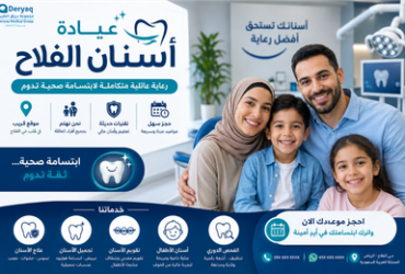عيادة-أسنان-الفلاح عيادة أسنان الفلاح | خدمات عائلية متكاملة