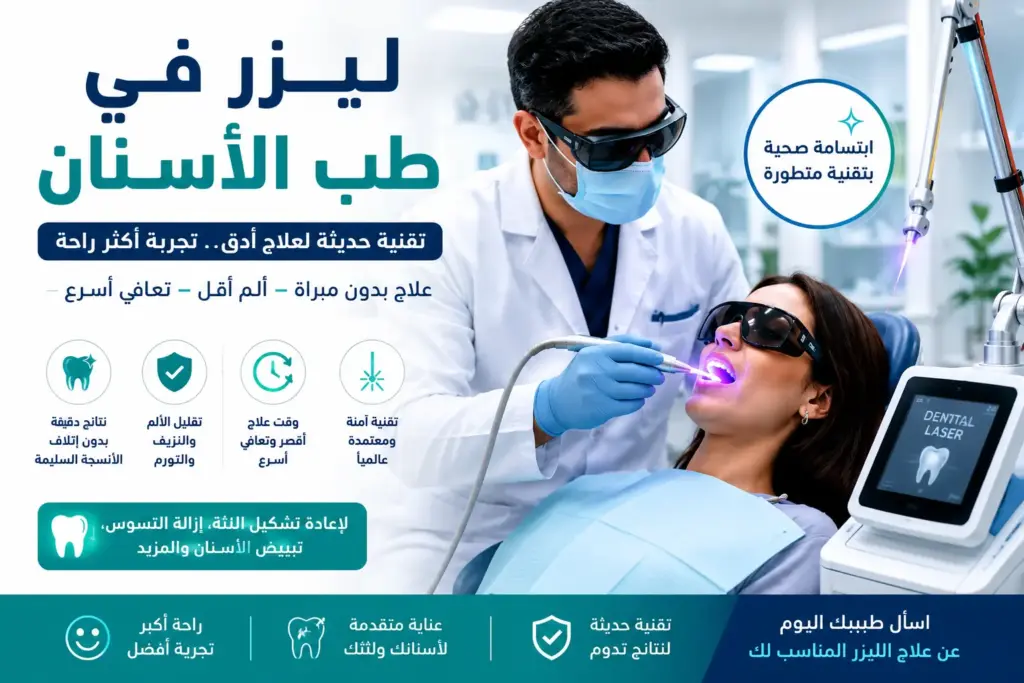 ليزر في طب الأسنان: المزايا والاستخدامات 2026
