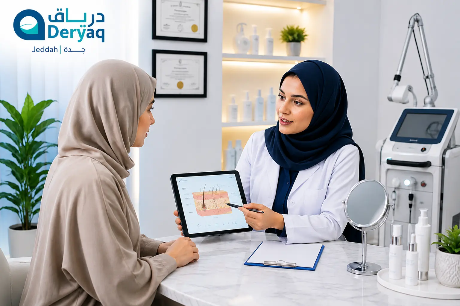 كيف تختار عيادة جلدية وتجميل في جدة؟ دليل عملي قبل الحجز